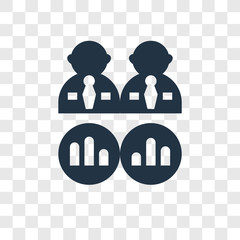 Poster - Analysis vector icon isolated on transparent background, Analysis transparency logo design