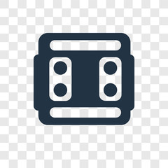 Poster - Switch vector icon isolated on transparent background, Switch transparency logo design