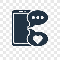 Poster - Smartphone vector icon isolated on transparent background, Smartphone transparency logo design