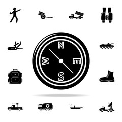 Poster - compass icon. Army & War icons universal set for web and mobile