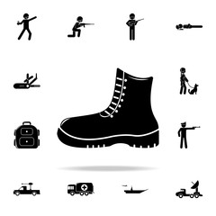 Aufkleber - military shoe icon. Army & War icons universal set for web and mobile