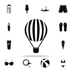 Poster - Balloon icon. Beach holidays icons universal set for web and mobile
