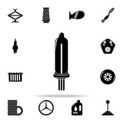 Poster - car bulb icon. Cars service and repair parts icons universal set for web and mobile