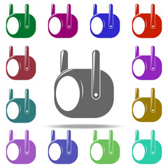 Poster - spotlight icon. Elements of Cinema and Teatr in multi color style icons. Simple icon for websites, web design, mobile app, info graphics