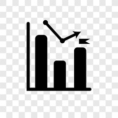 Poster - Growth vector icon isolated on transparent background, Growth transparency logo design