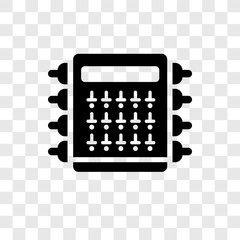 Poster - Fuse box vector icon isolated on transparent background, Fuse box transparency logo design
