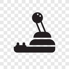 Poster - Joystick vector icon isolated on transparent background, Joystick transparency logo design