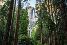 Yosemite Falls In Yosemite National Park