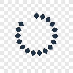 Poster - Loading vector icon isolated on transparent background, Loading transparency logo design