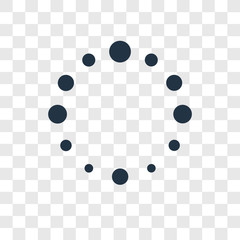 Poster - Loading vector icon isolated on transparent background, Loading transparency logo design