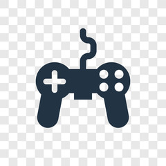 Poster - Joystick vector icon isolated on transparent background, Joystick transparency logo design