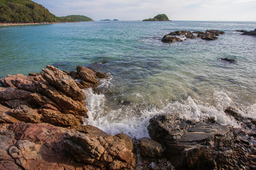 rocks in the sea