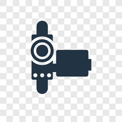 Poster - Handy Cam vector icon isolated on transparent background, Handy Cam transparency logo design