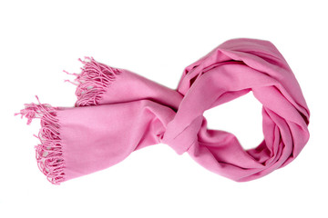 autumn pink scarf