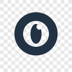 Fototapete - Webcam vector icon isolated on transparent background, Webcam transparency logo design