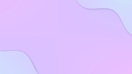 Wall Mural - frame soft paper art style gradient pastel abstract cute background in sweet color