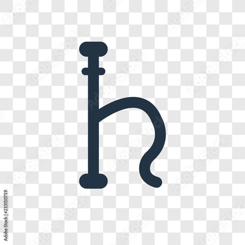 Fotografia Uranus vector icon isolated on transparent background, Uranus transparency logo