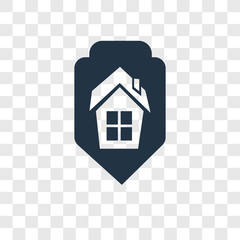 Poster - Insurance vector icon isolated on transparent background, Insurance transparency logo design