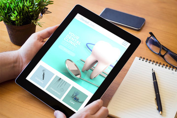 desktop tablet dental clinic