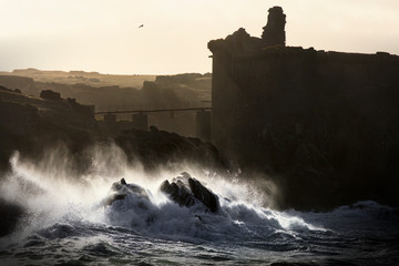 Wall Mural - Stormy weather in Yeu Island