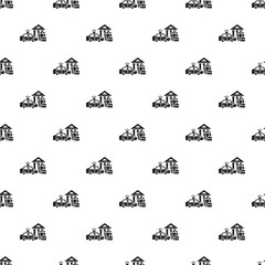 Poster - Police bribery case pattern seamless vector repeat for any web design