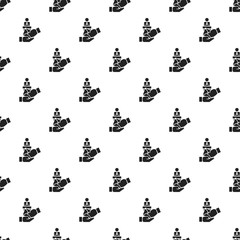Poster - Bribery political candidate pattern seamless vector repeat for any web design