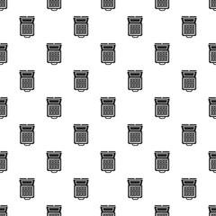 Poster - Full bribery money case pattern seamless vector repeat for any web design