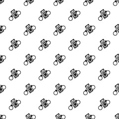 Poster - Bribery money handcuffs pattern seamless vector repeat for any web design