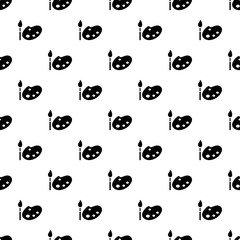 Poster - Brush paint tool pattern seamless vector repeat for any web design