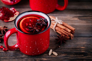 Sticker - Spiced Pomegranate Apple Cider Mulled Wine Sangria