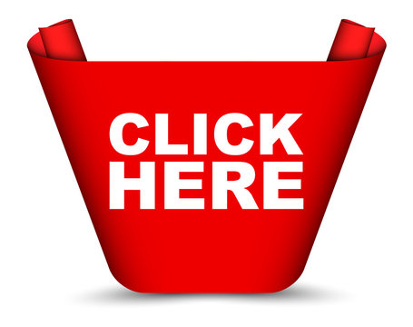 red vector banner click here
