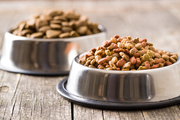 Poster - Dry pet food. Dry kibble food.