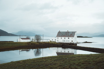 Wall Mural - Old store in North Norway