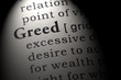 definition of greed