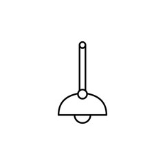Poster - lamp icon. Element of outline furniture icon. Thin line icon for website design and development, app development. Premium icon
