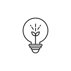 Poster - Idea, bulb  icon. Element of editorial design icon. Thin line icon for website design and development, app development. Premium icon