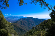 A Panorama Of The San Gabriel Mountains As Taken From Mount Wilson Near Glendale, California
