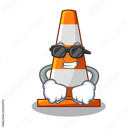 Super Cool Traffic Cone On Made In Cartoon Buy This Stock Vector And Explore Similar Vectors At Adobe Stock Adobe Stock