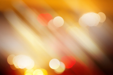 Canvas Print - blurred light with bokeh abstract background