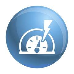Poster - Dash board energy icon. Simple illustration of dash board energy vector icon for web design isolated on white background