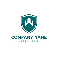 Leinwandbilder - W Initial logo template vector