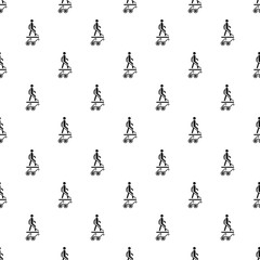 Poster - Blind glasses pattern seamless vector repeat for any web design