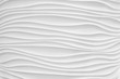 Texture white gypsum wave