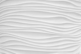 Fototapeta Perspektywa 3d - Texture white gypsum wave