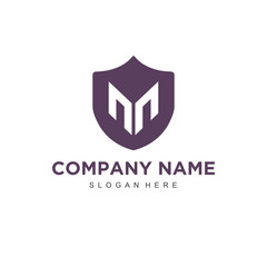 Poster - Initial Letter M logo template vector design