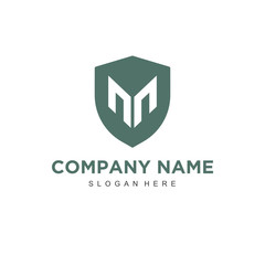 Poster - Initial Letter M logo template vector design