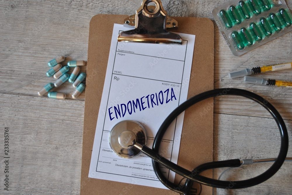 Endometrioza - obrazy, fototapety, plakaty 