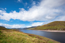 Blick über Loch Glascarnoch, Schottisches Hochland