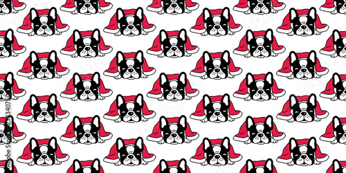 Dog Seamless Pattern French Bulldog Vector Sleeping Blanket Christmas Cartoon Illustration Scarf Isolated Tile Background Repeat Wallpaper Buy This Stock Vector And Explore Similar Vectors At Adobe Stock Adobe Stock