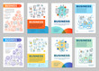 Business development brochure template layout